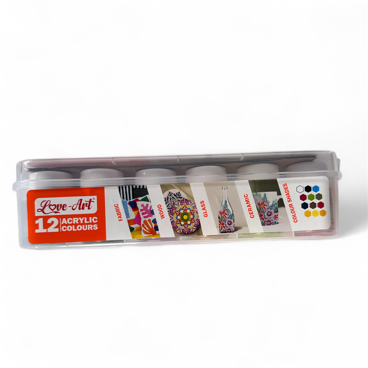 Acrylic Colours (Set of 12 Shades)