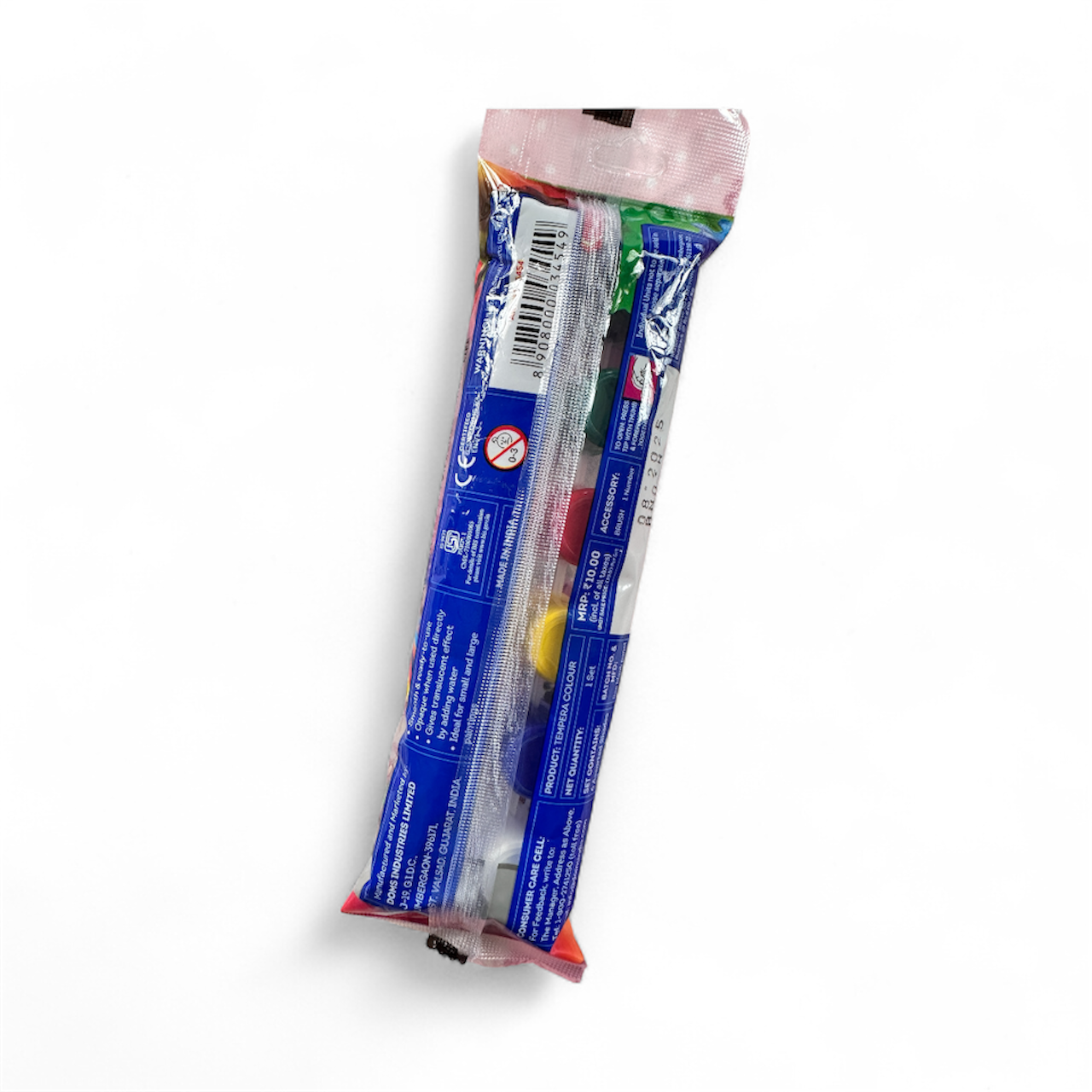 Tempera Colours (Pack of 6 Shades + Brush)