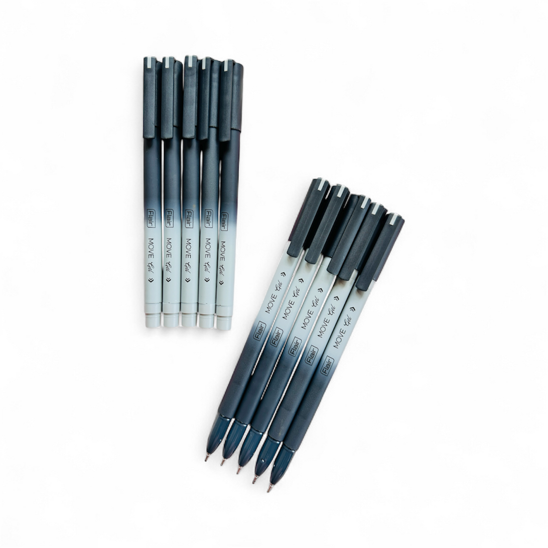 Gel Pens (Pack of 10, Black Ink)