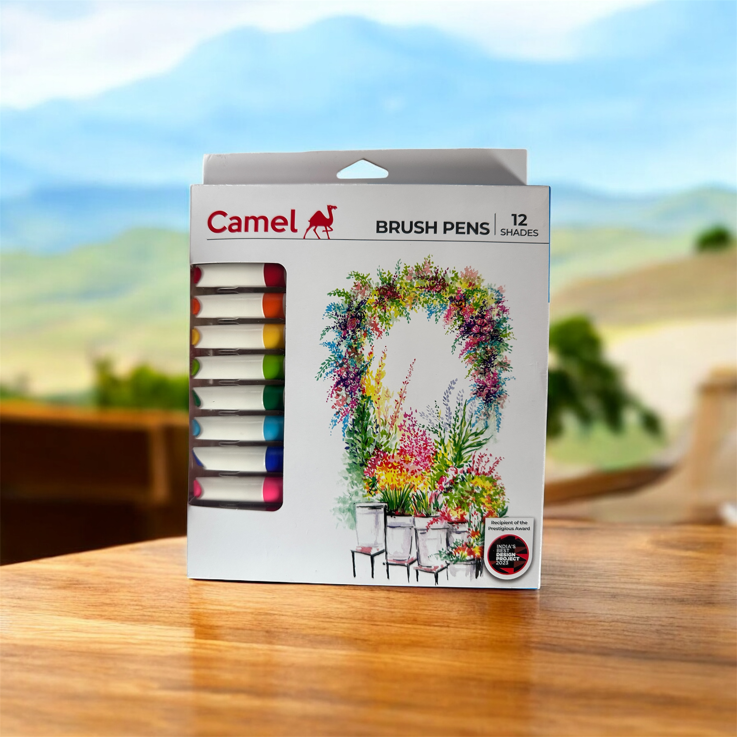Brush Pens 12 Shades (Pack of 12)