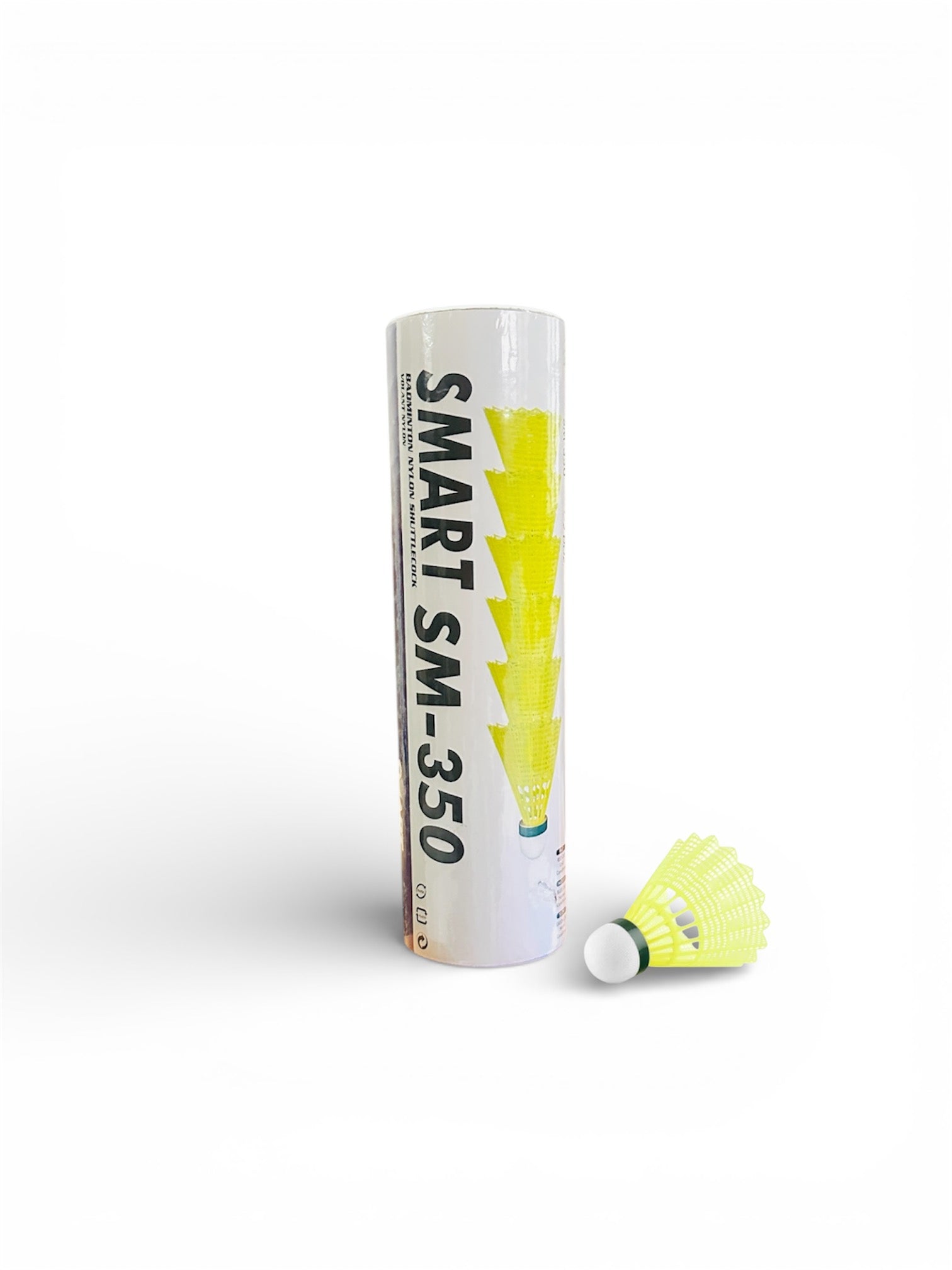 Smart SM-350 Badminton Shuttlecock | Nylon Shuttle | Durable & Stable Flight | Practice & Training Use