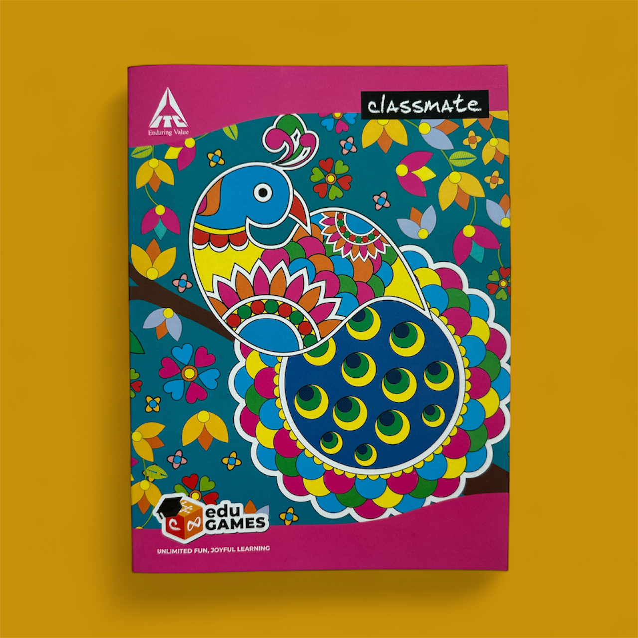 Classmate college notebook – 72 Pages, 24 × 18 cm | Ruled | single line