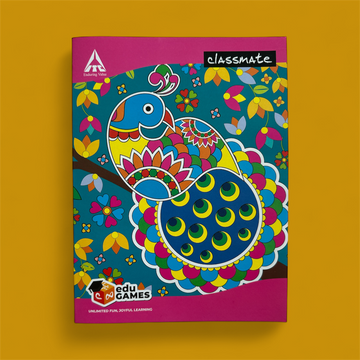 Classmate college notebook – 72 Pages, 24 × 18 cm | Ruled | single line