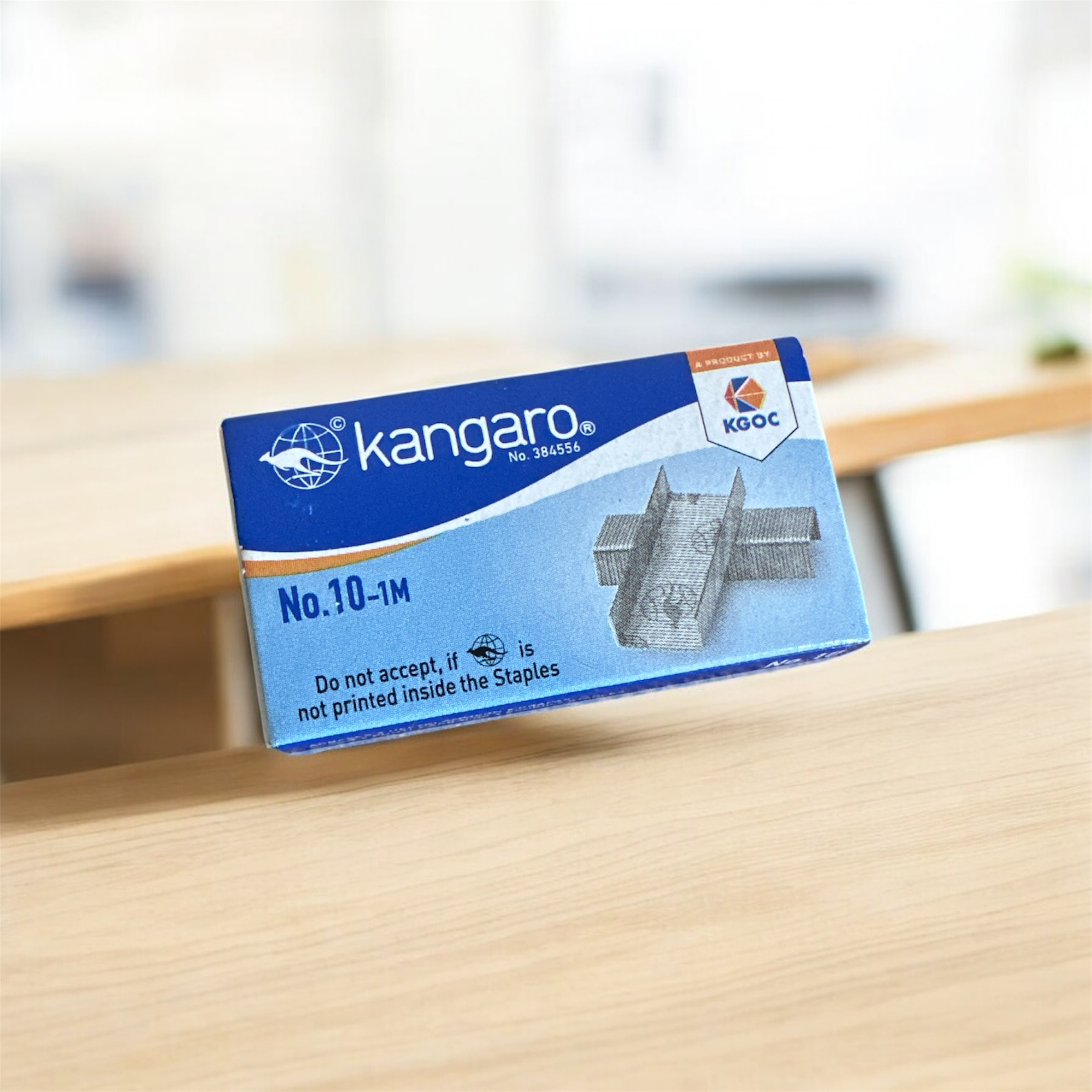 Kangaro No.10-1M Staples – Box of 1000 Staples | Durable Steel Pins for Staplers | Standard No.10 Size