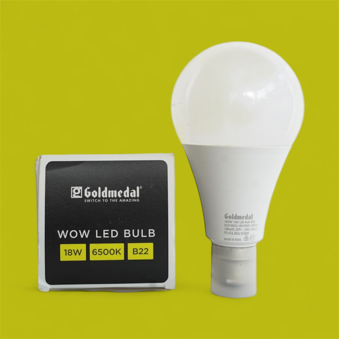 Goldmedal  18W LED Bulb – B22 | 6500K Cool Daylight 1 year warrenty