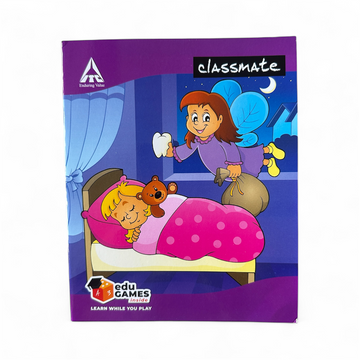 Classmate Notebook – 84 Pages, 19 × 15.5 cm | Square (1 cm) school note book