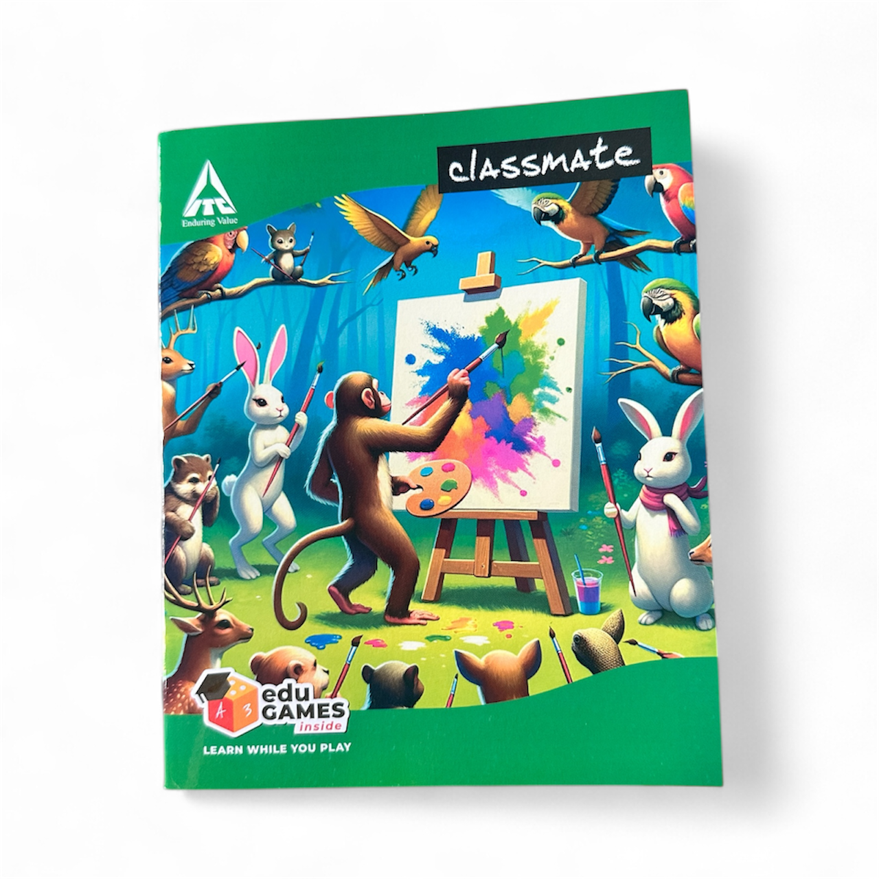 Classmate Notebook – 172 Pages, 19 × 15.5 cm | Single Line, Ruled |school note book
