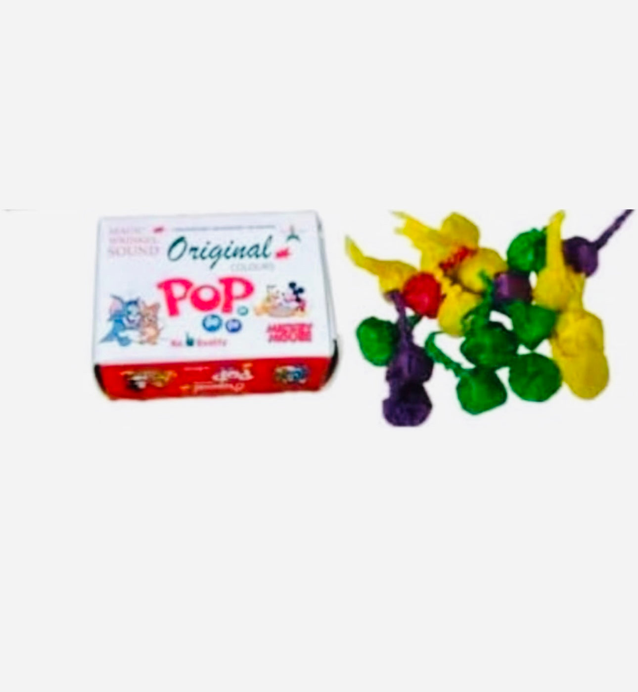 Pop Magic Wrinkle Sound | Multicolour | Classic Kids Crackling Poppers (Non-Firecracker)