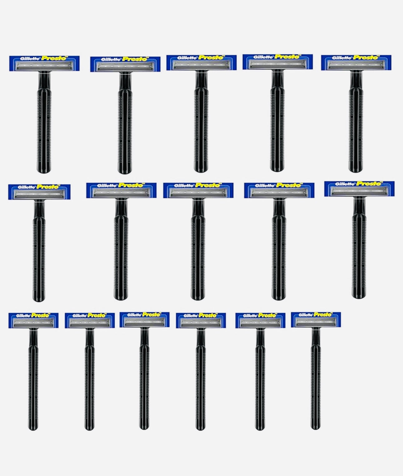 Gillette Presto Twin Blade Razor – Disposable Razor for Smooth Shaving |