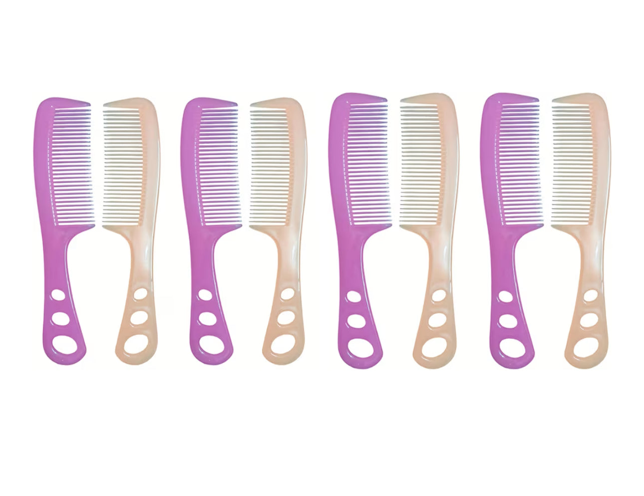 Plastic Handle Hair Comb – Unisex | Strong, Smooth & Comfortable