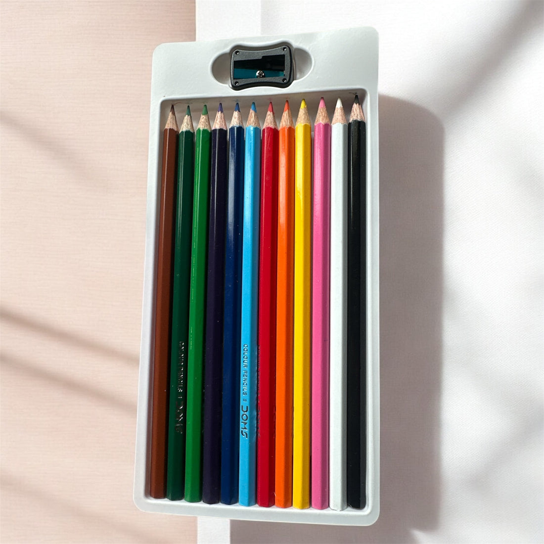 Doms Color pencil 12 shades / long pencils / pure colour, pure art