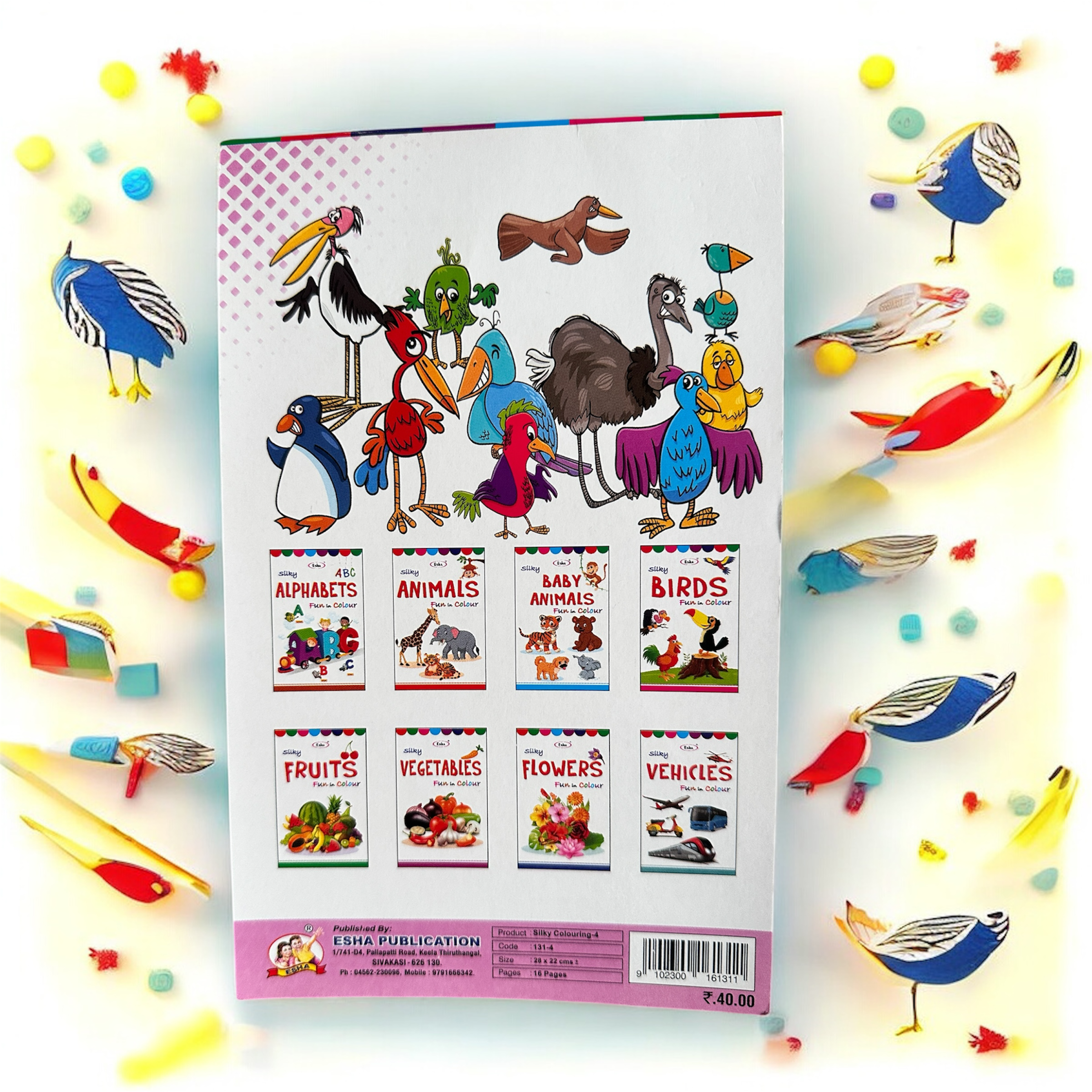 Silky Birds: Fun in Colour