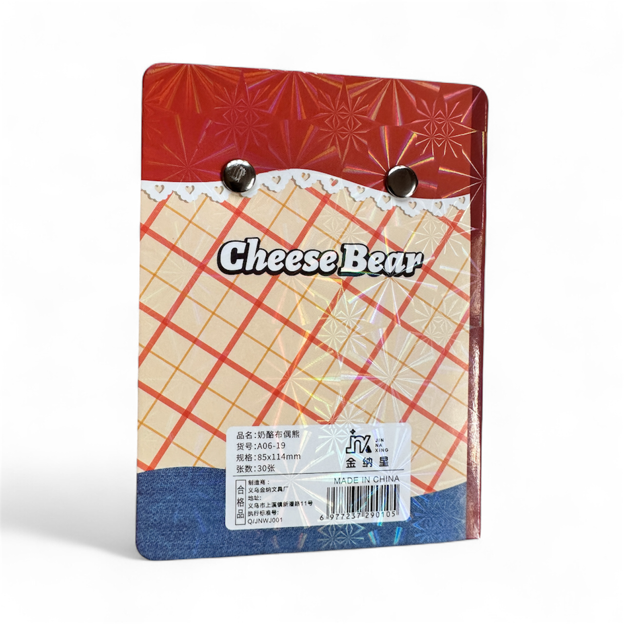 Cute Character Mini Notepad Set – Pocket-Size | Assorted Designs (Astronaut / Cheese Bear / Biscuit Bear) | Ideal for Quick Notes & Kids’ Use