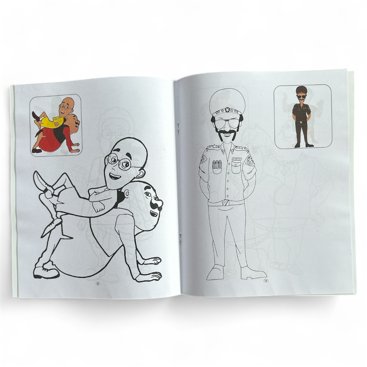 Motu Patlu Colouring Book – Fun with Colors and Laughter!
