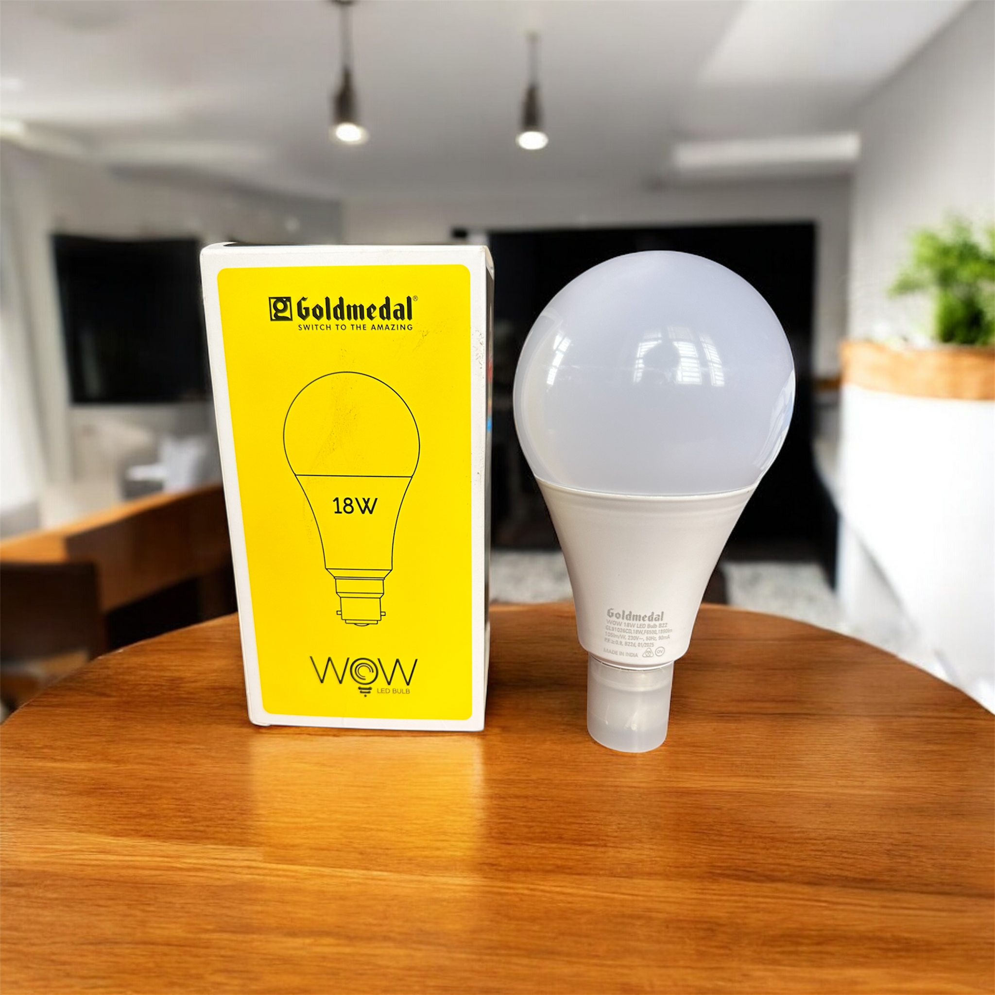 Goldmedal  18W LED Bulb – B22 | 6500K Cool Daylight 1 year warrenty