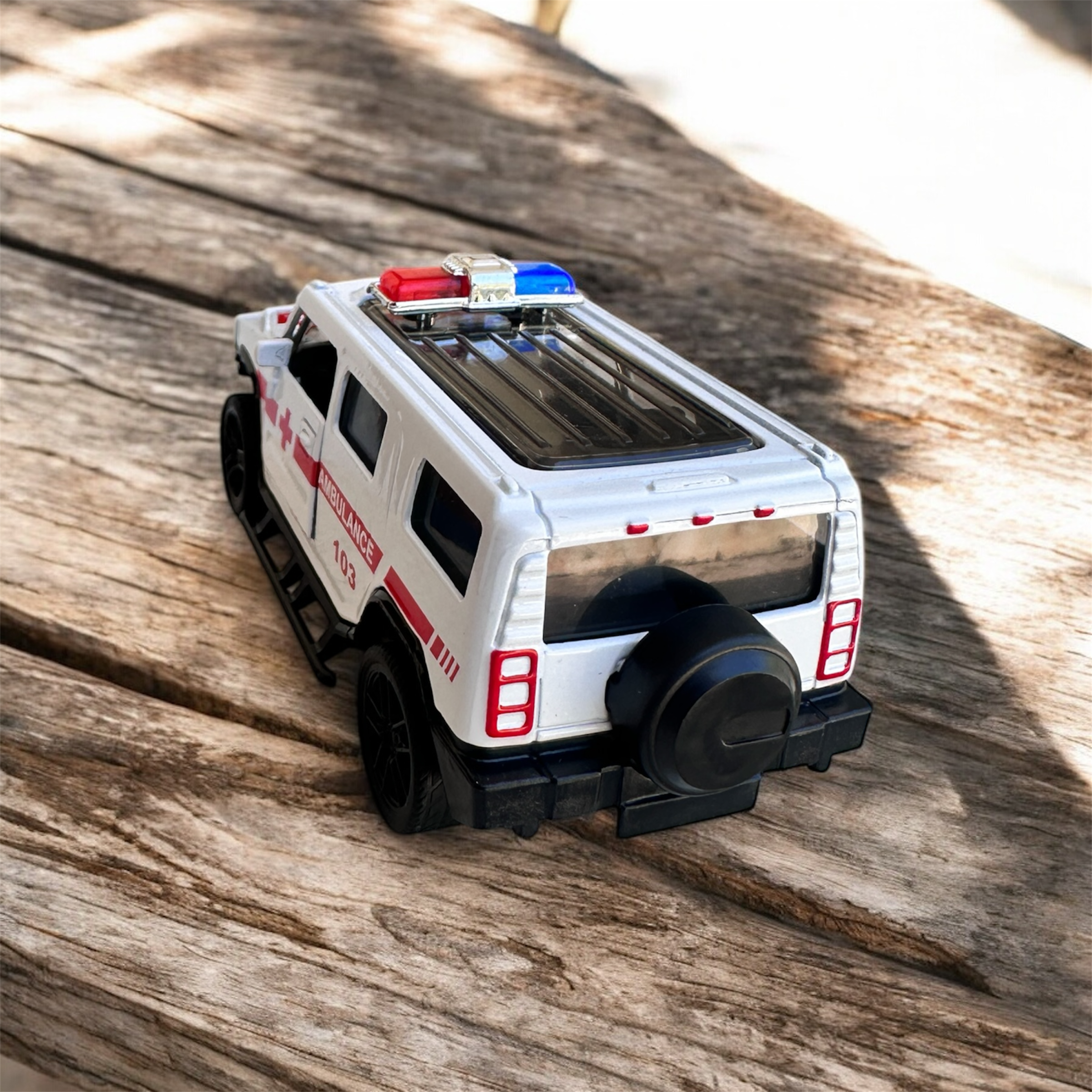 Metal Ambulance Toy Car – Pull Back Action | Scale Model