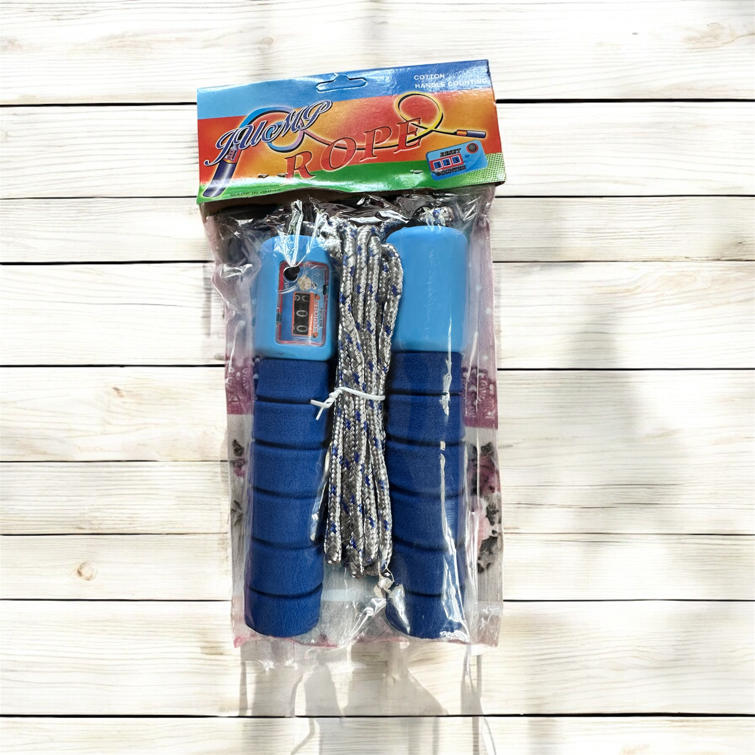 Jump Rope, Cotton Handle Counter Skipping Rope
