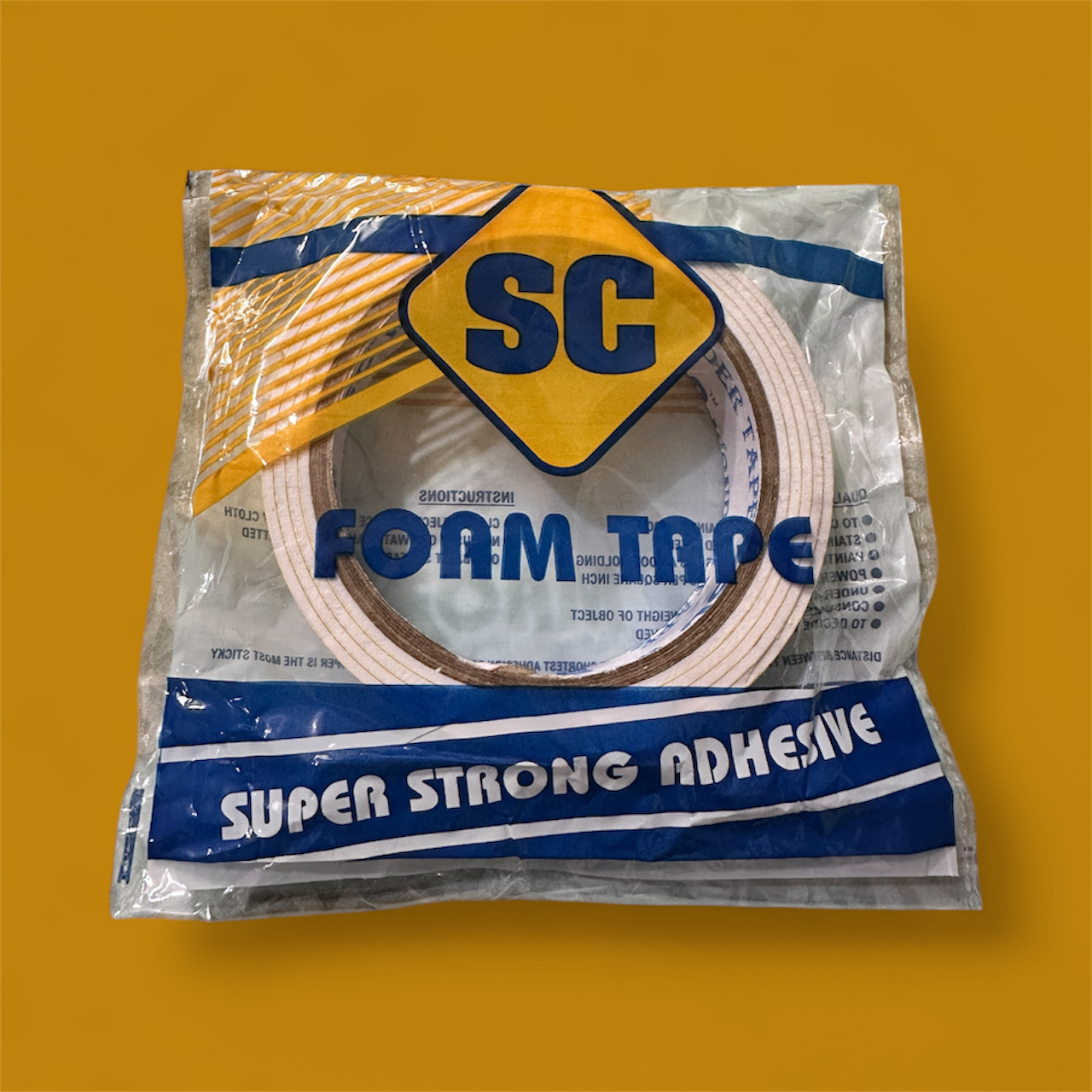 Foam Tape – Super Strong Double-Sided Adhesive