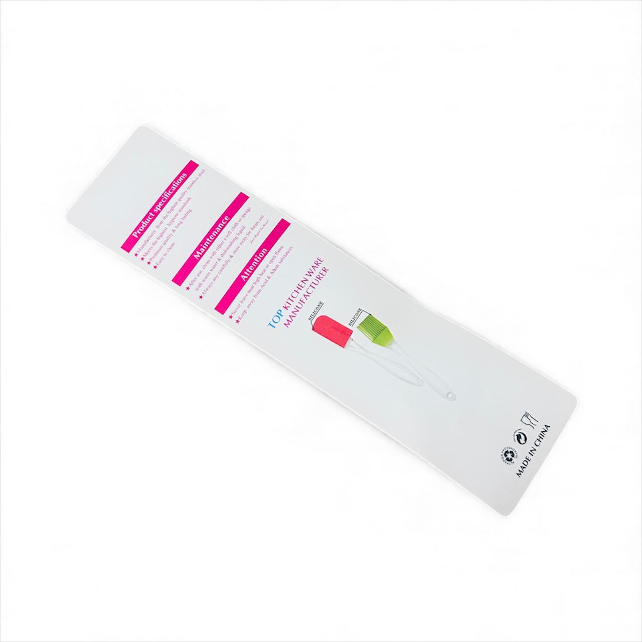 Silicone Oil Brush with Wooden Handle