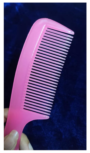 Plastic Handle Hair Comb – Unisex | Strong, Smooth & Comfortable