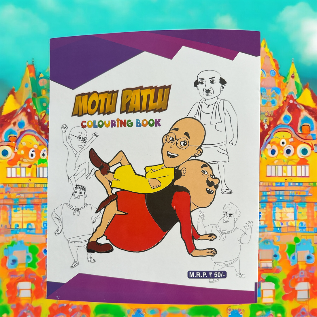 Motu Patlu Colouring Book – Fun with Colors and Laughter!