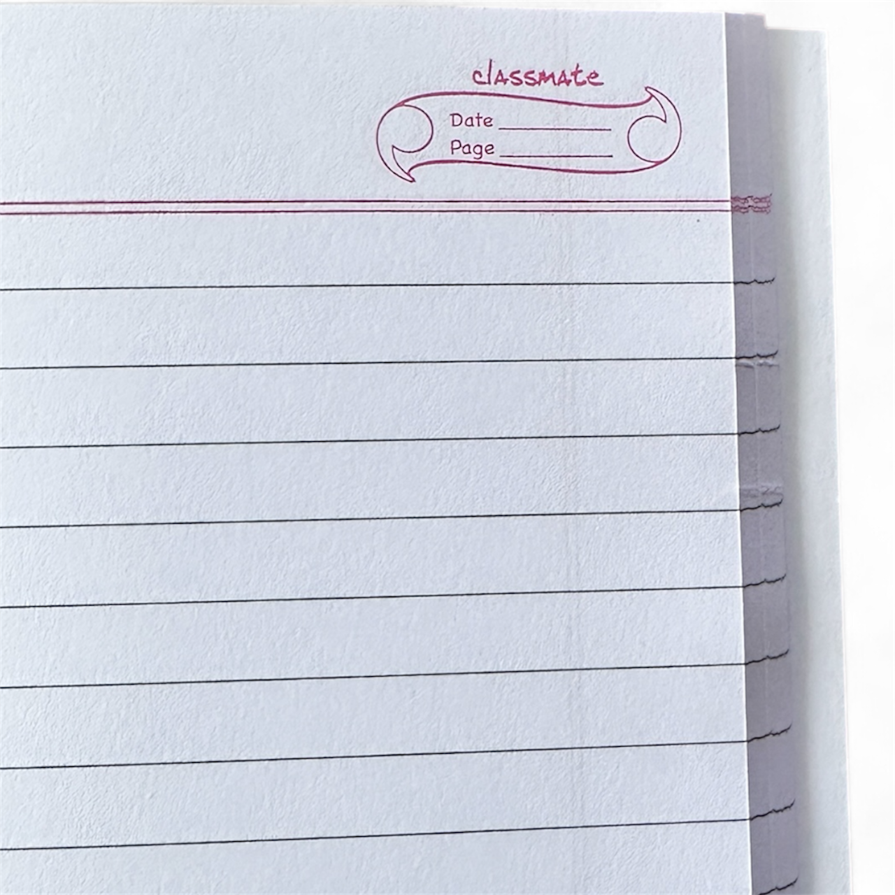 Classmate Notebook – 172 Pages, 19 × 15.5 cm | Single Line, Ruled |school note book