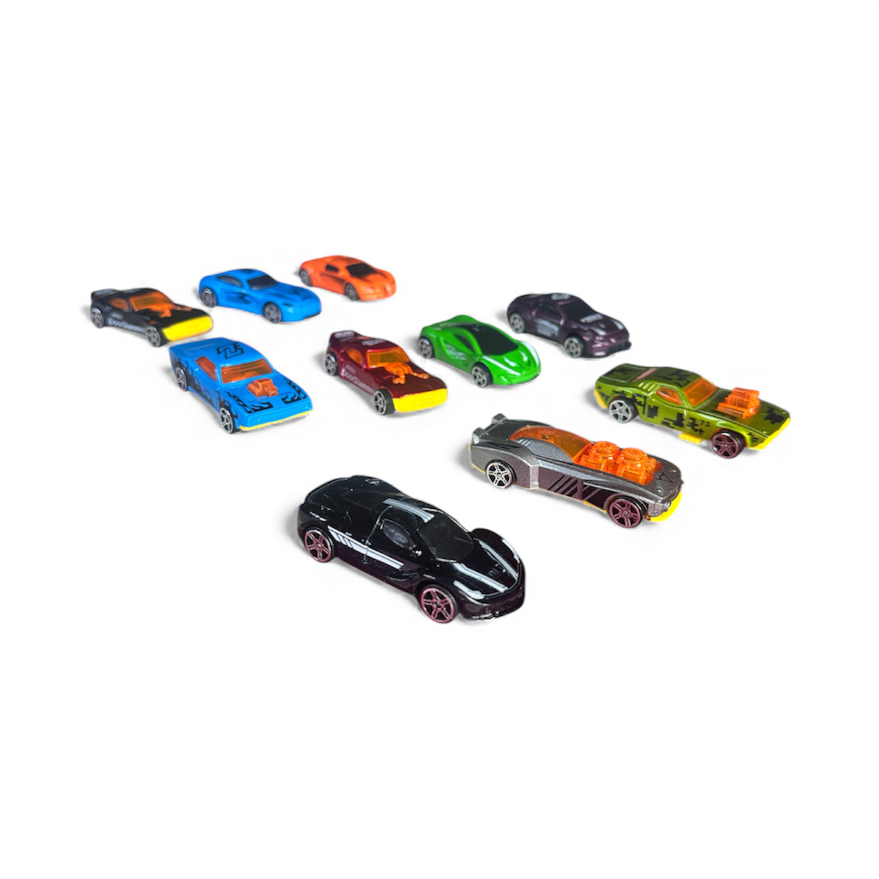 Hot Wheels 10-Pack Premium metal Die-Cast Cars – Multicolor Set good for gifting