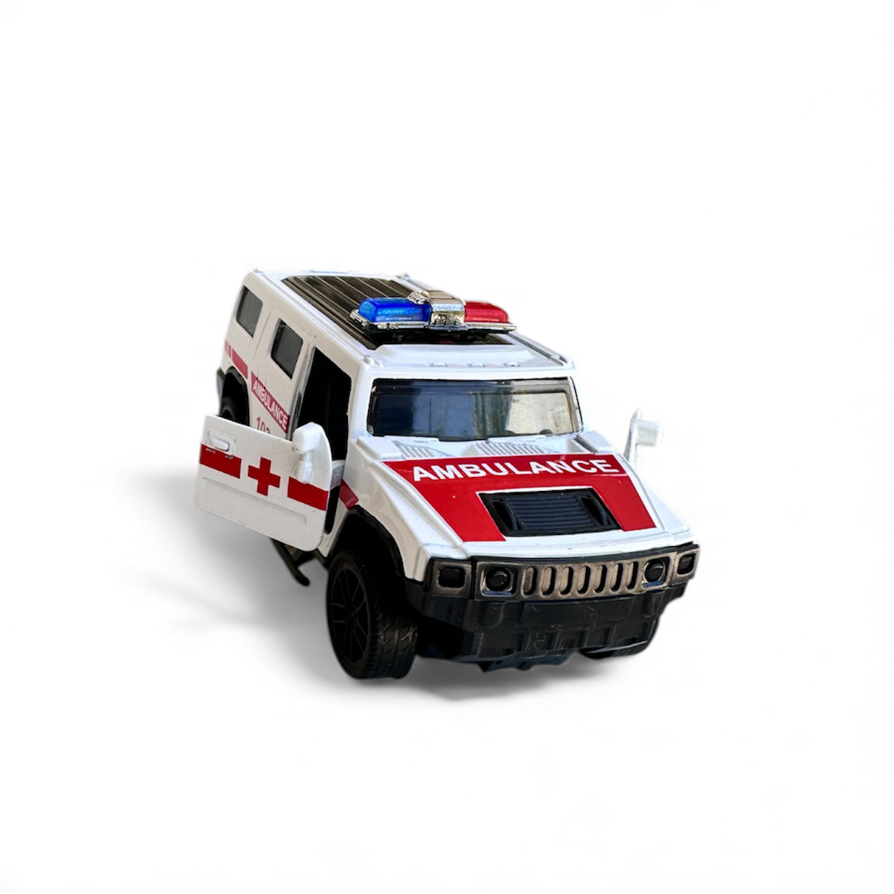 Metal Ambulance Toy Car – Pull Back Action | Scale Model