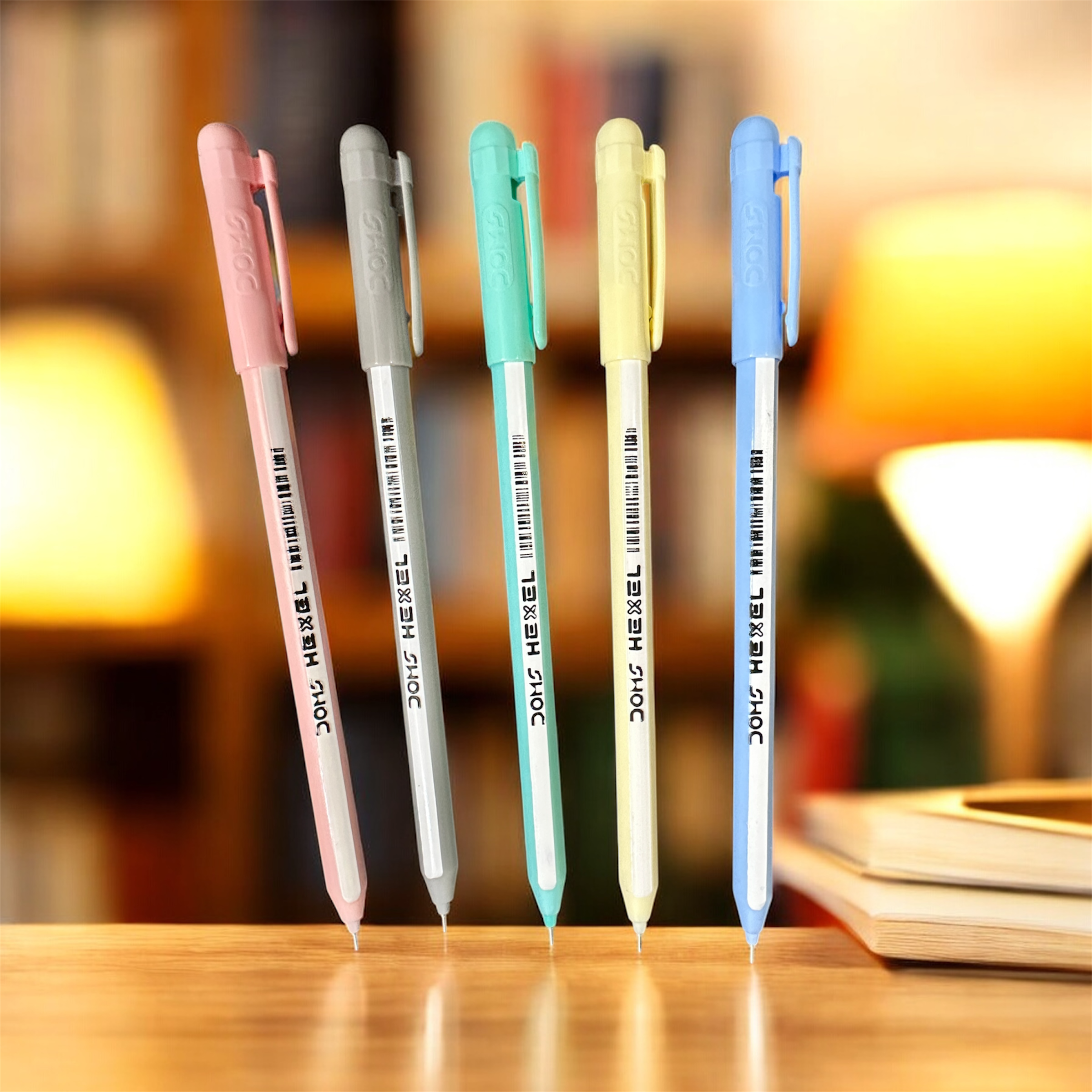 DOMS Hexel Ball Pen – Smooth Writing with Pastel Perfection | Pack of 20