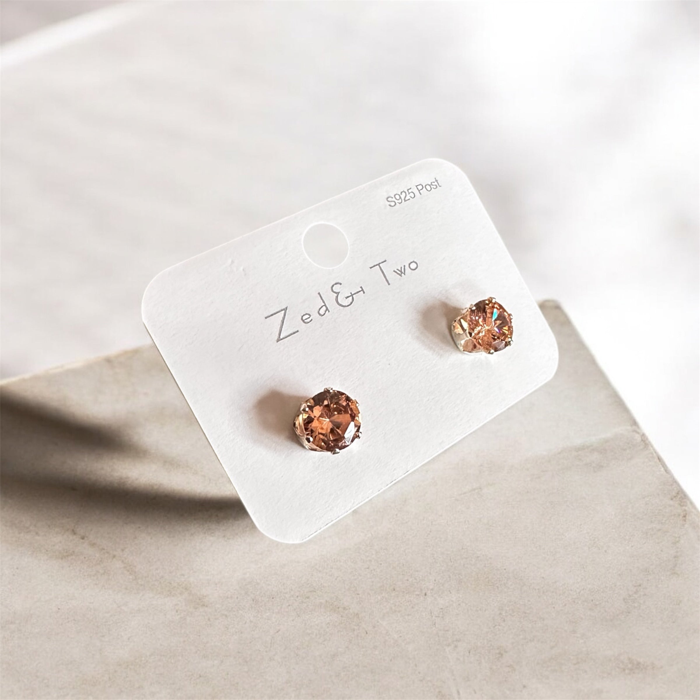 Elegant studs for your beautiful ears.