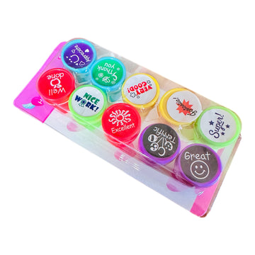 Rubber stambs | Appreciation Seals | little hands, big impressions| set of 10