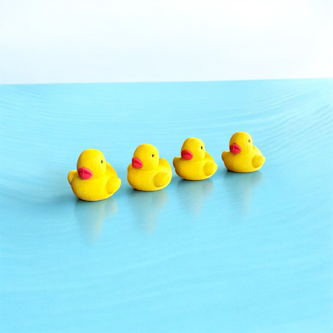 Duck shape Erasers, Quack away your mistakes! Set of 4