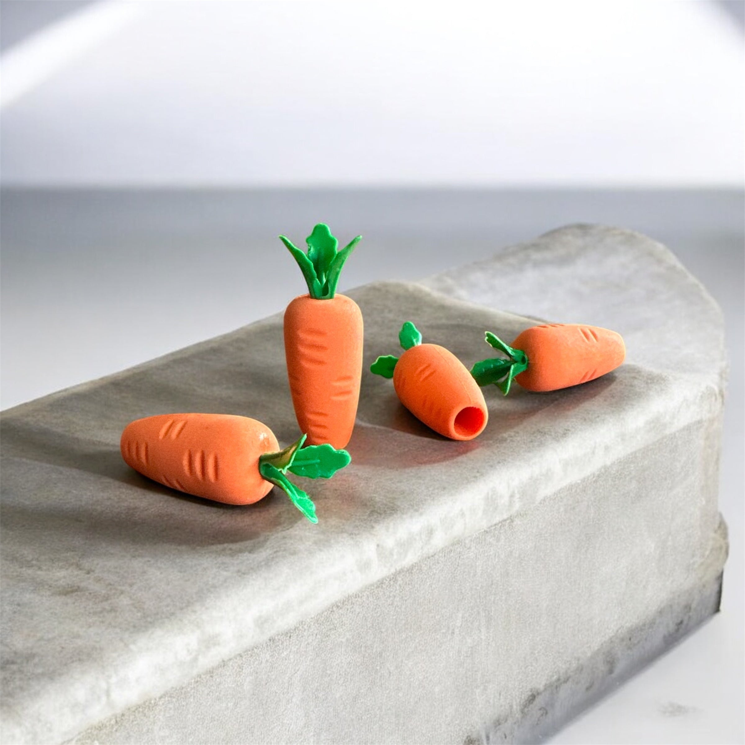 Carrot erasers | Root out the errors| set of 4