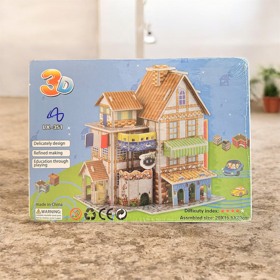 WonderWorld 3D  puzzle, DIY kit :Enhance focus and skills through 3D fun.