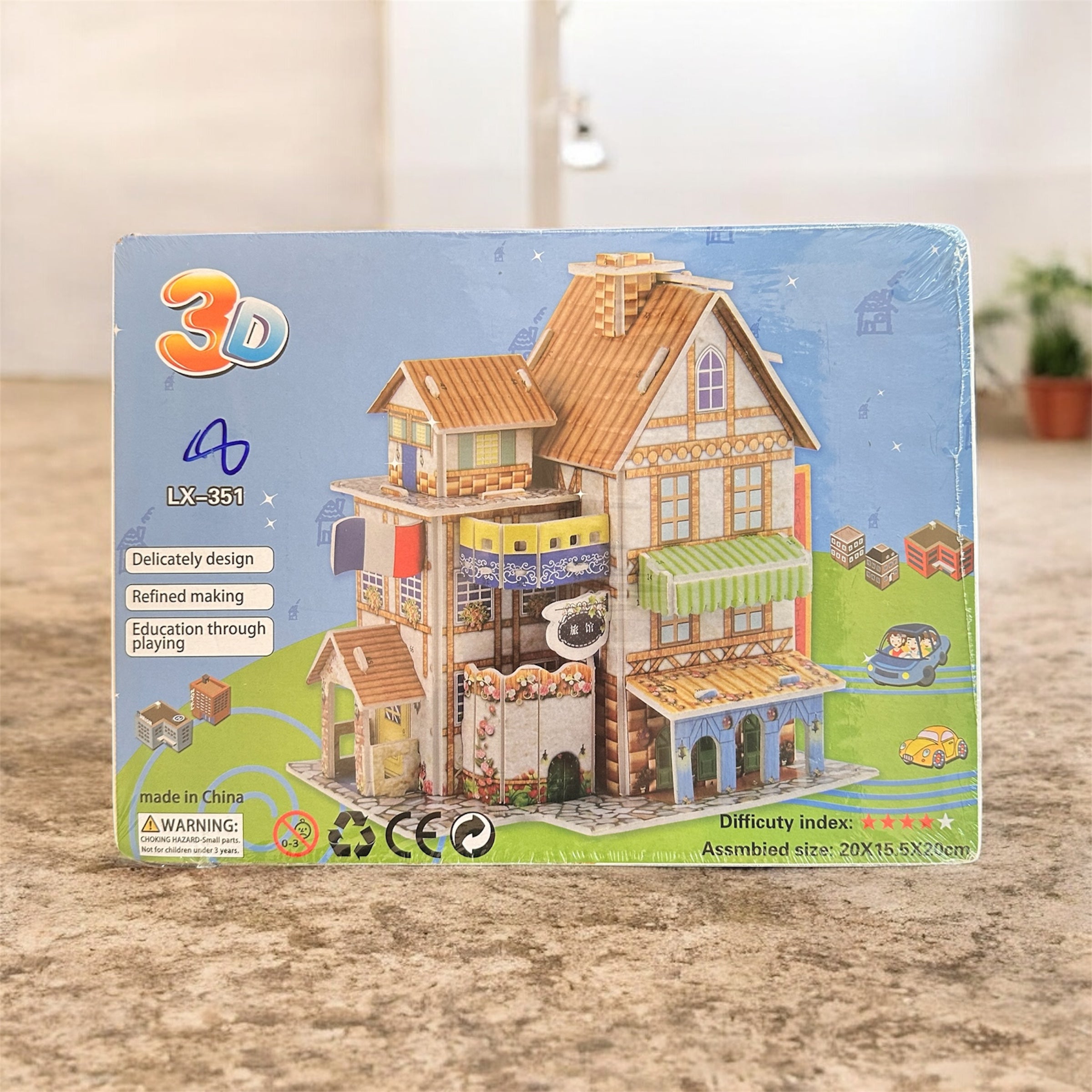 WonderWorld 3D  puzzle, DIY kit :Enhance focus and skills through 3D fun.