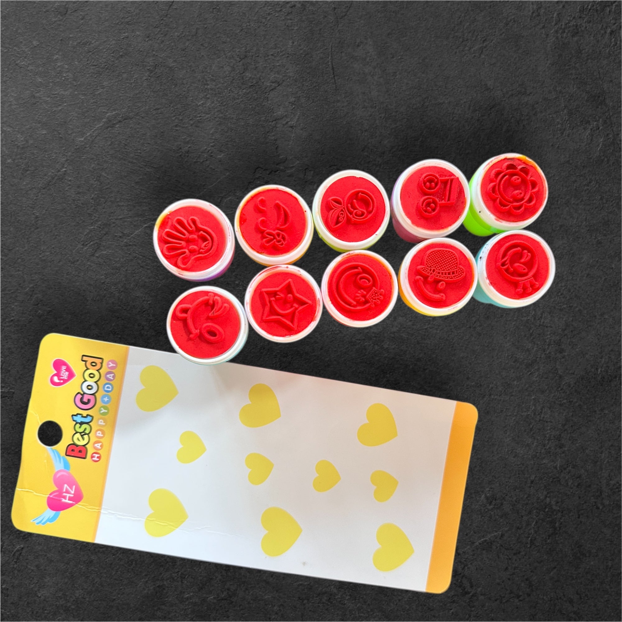 Rubber stambs | Appreciation Seals | little hands, big impressions| set of 10