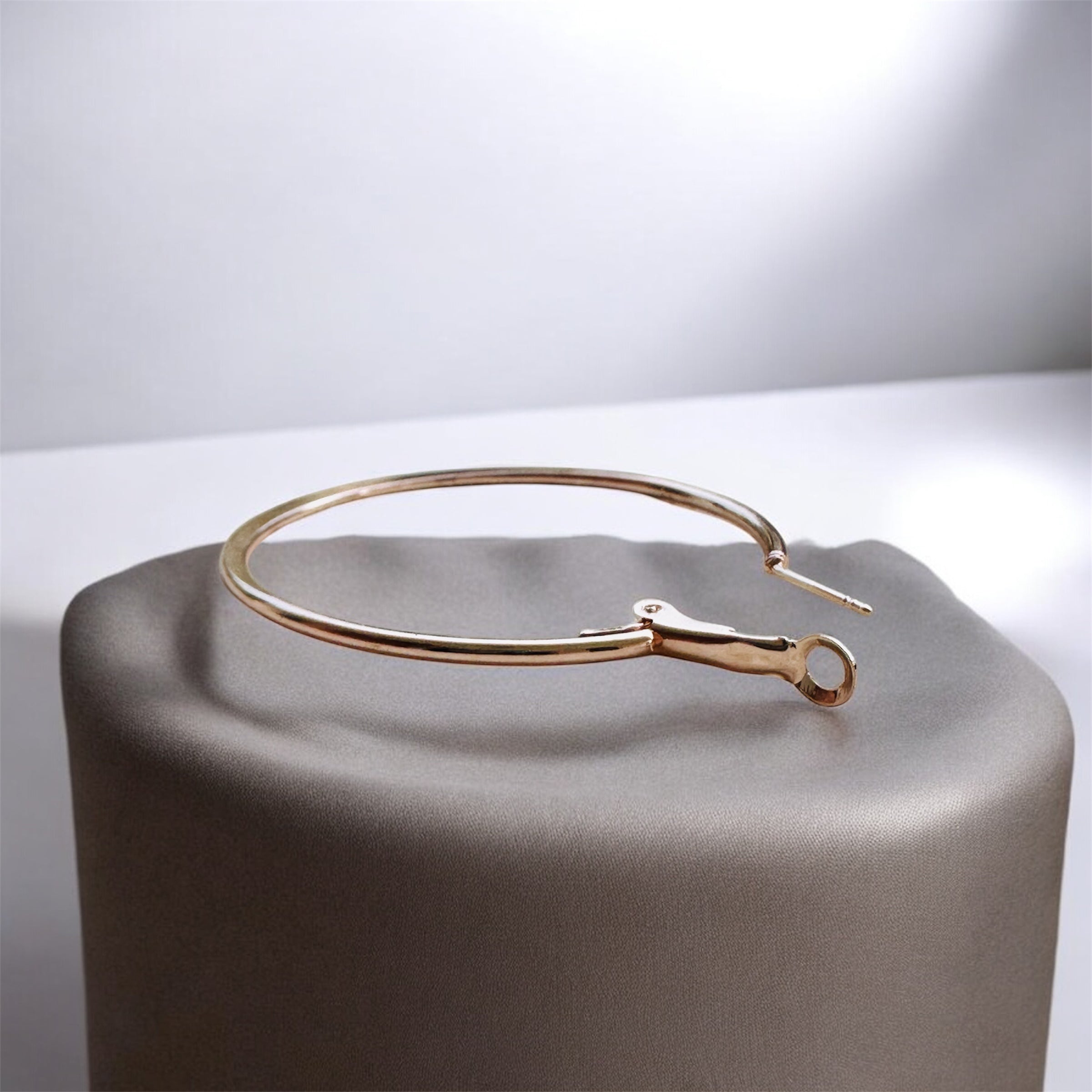 Bali Hoop Earrings | Classic Round Hoop Design |Medium Size