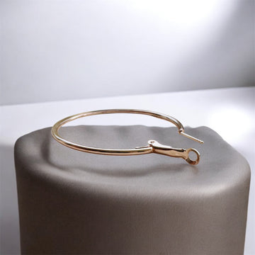 Bali Hoop Earrings | Classic Round Hoop Design |Medium Size