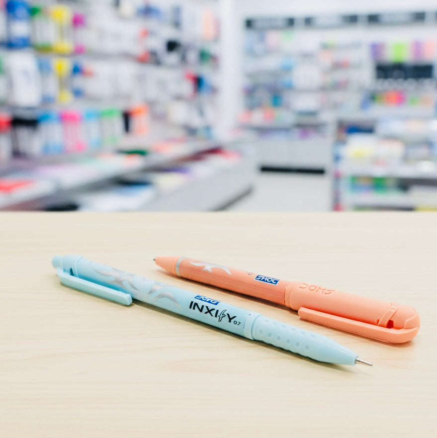 Doms Inxify Plus Blue Ink Ball Point Pen |Pack of 5