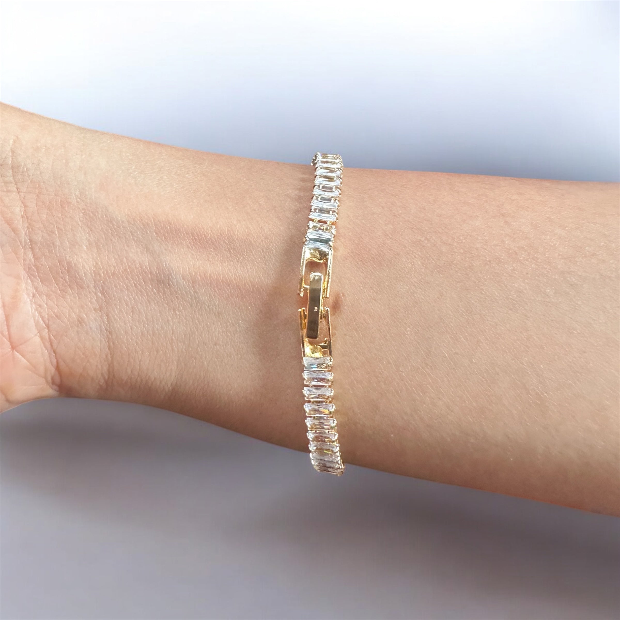 Bracelet for Women | Gold Finish|Crystal stone