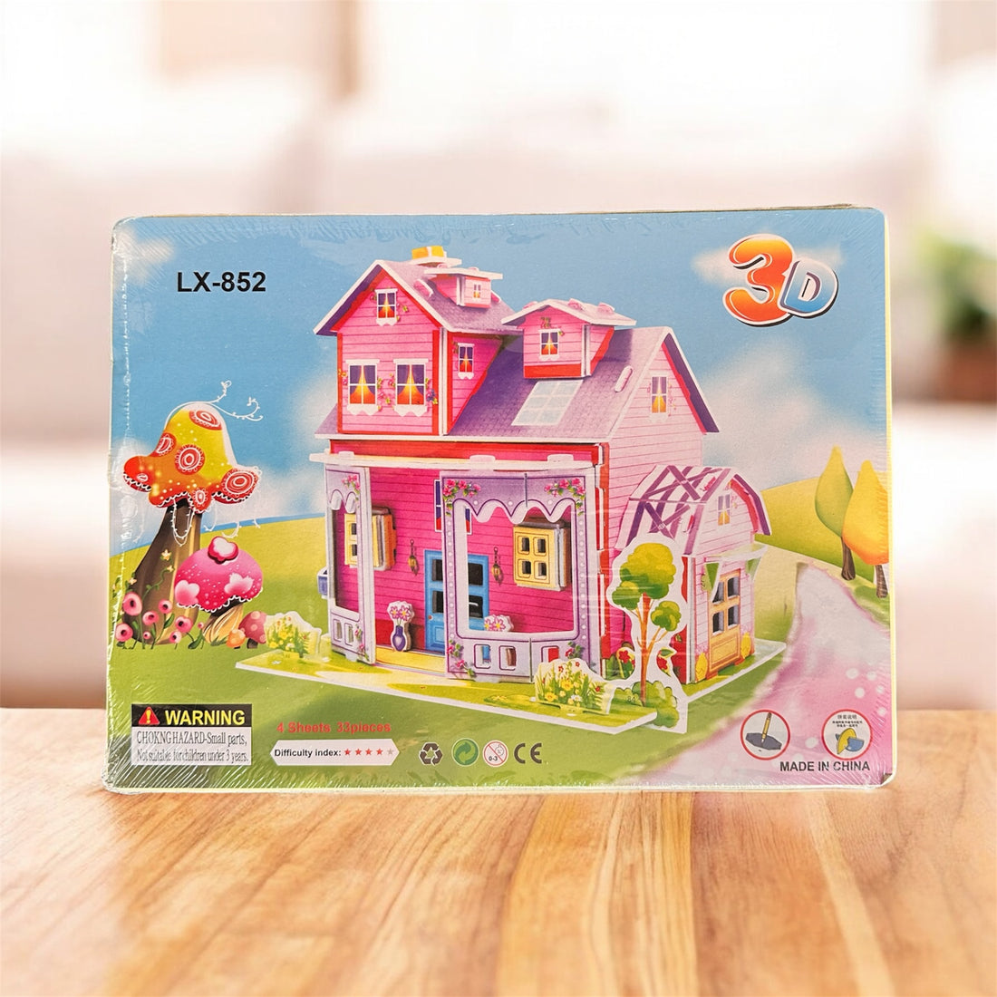 WonderWorld 3D  puzzle, DIY kit :Enhance focus and skills through 3D fun.