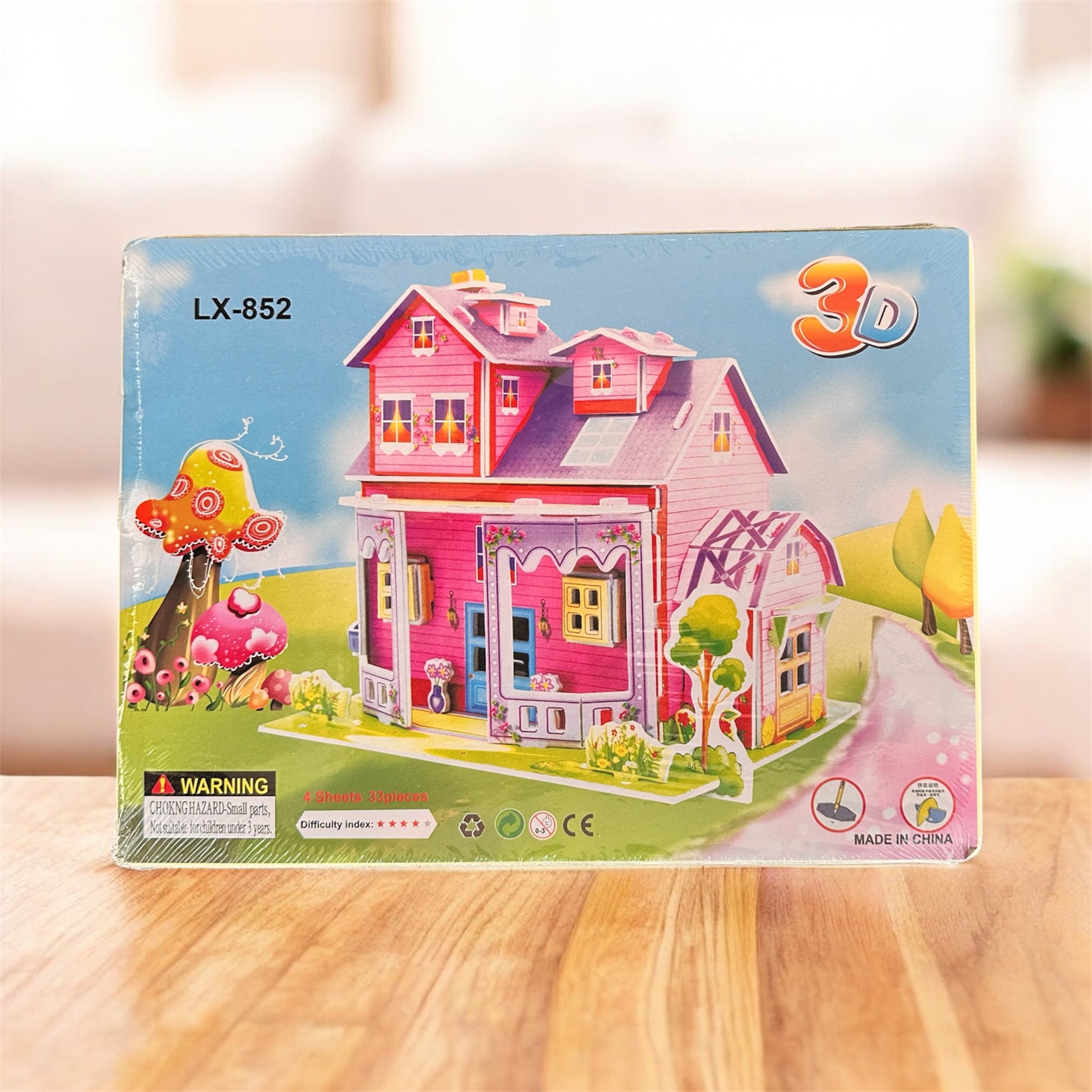 WonderWorld 3D  puzzle, DIY kit :Enhance focus and skills through 3D fun.