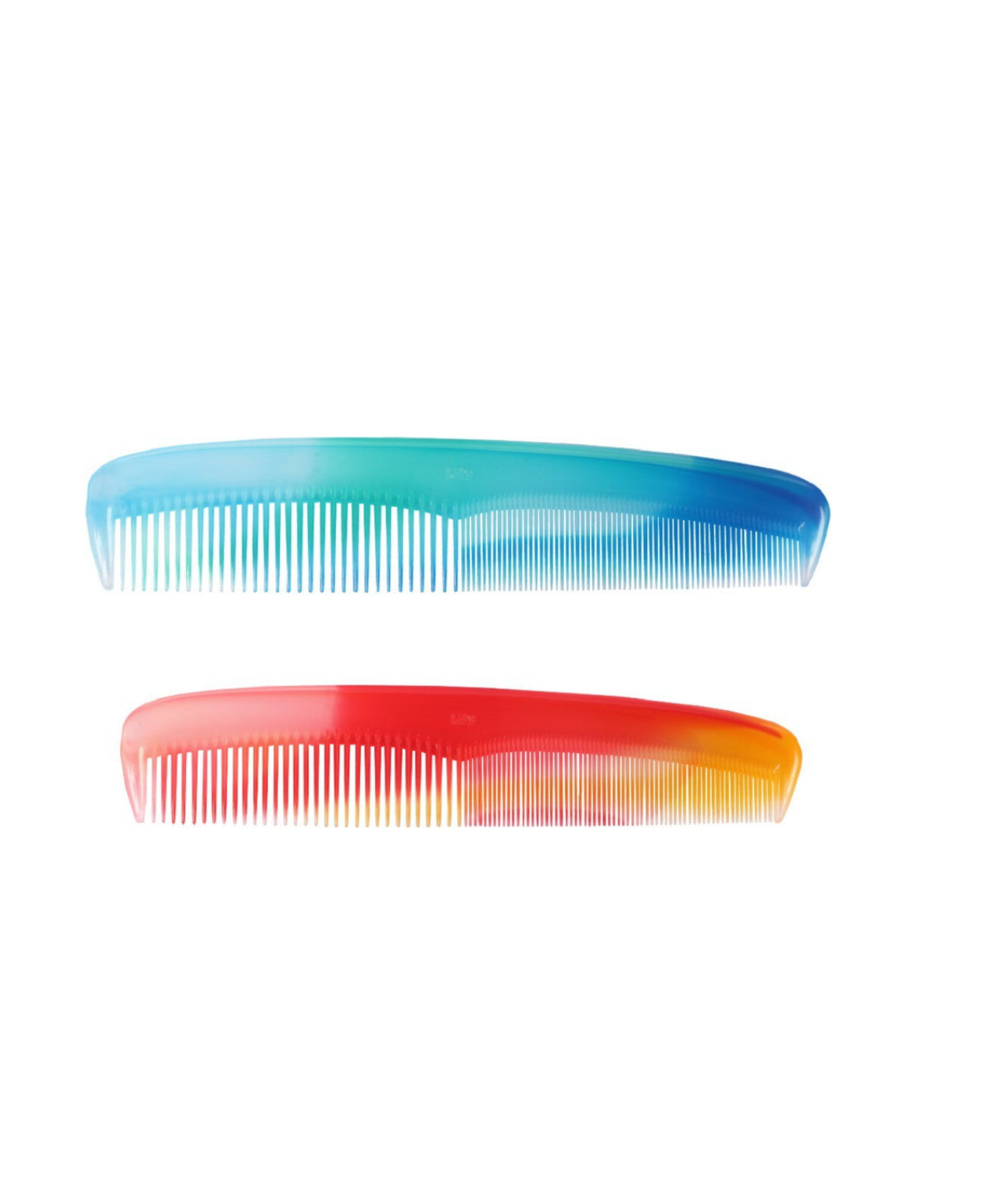 Plastic Hair Comb – Smooth Teeth, Anti-Static, Lightweight | Pack of 2 (Multicolour)