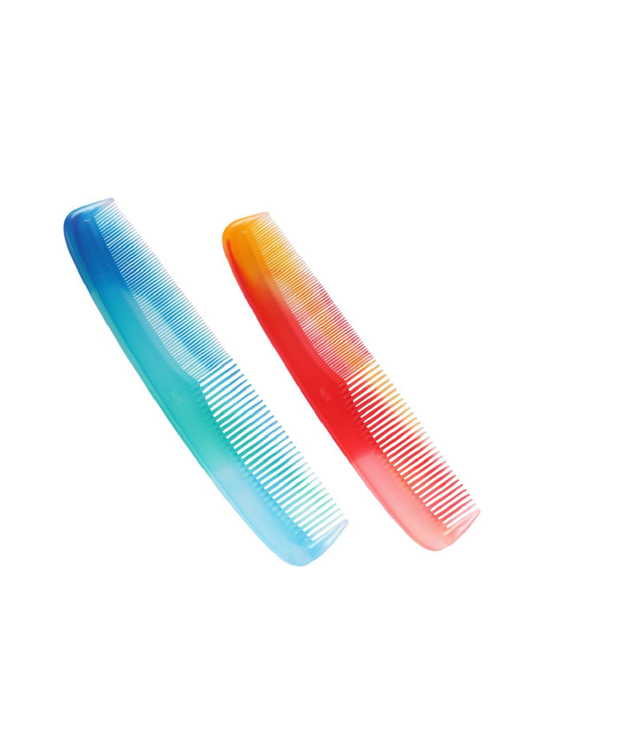 Plastic Hair Comb – Smooth Teeth, Anti-Static, Lightweight | Pack of 2 (Multicolour)