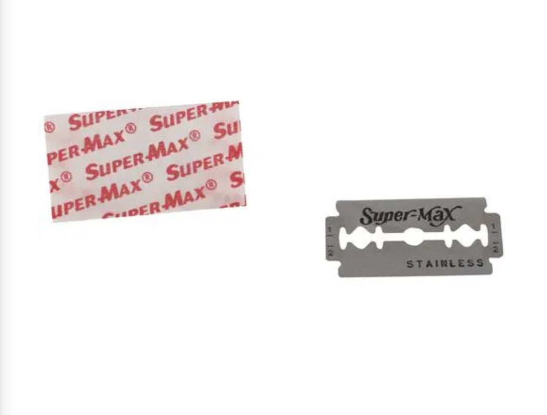 Super-Max Stainless Double Edge Razor Blade – Economy Pack