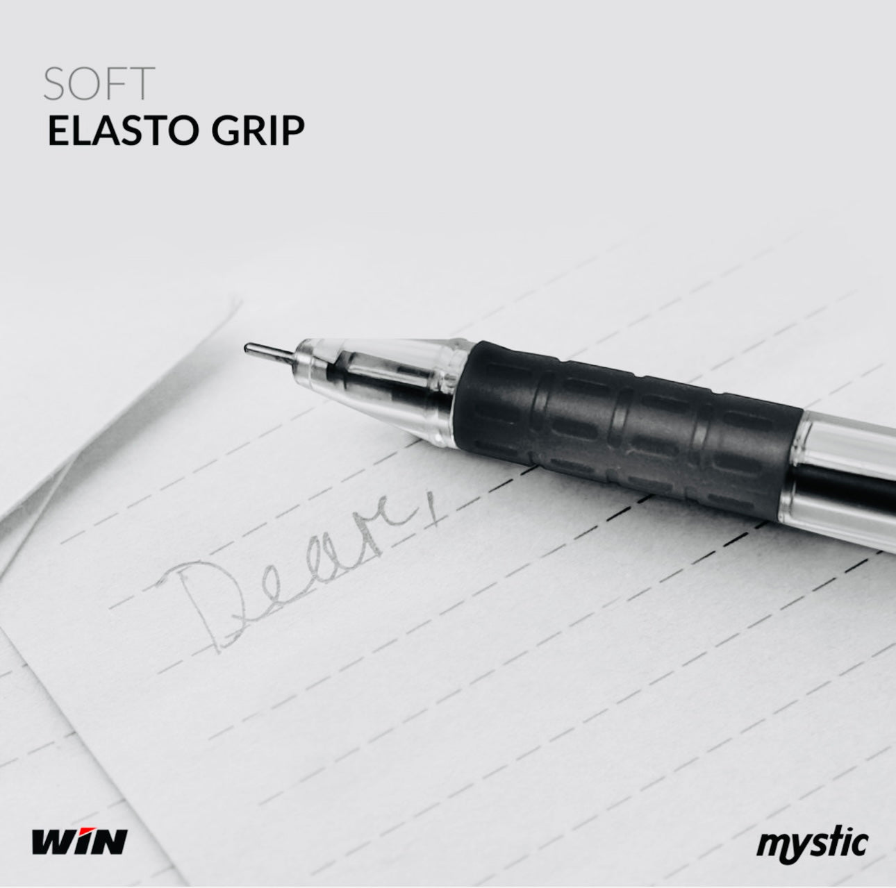 WIN Mystic Ball Pen – Pack of 10 | Smooth Writing | 0.7 mm Tip | Black Ink
