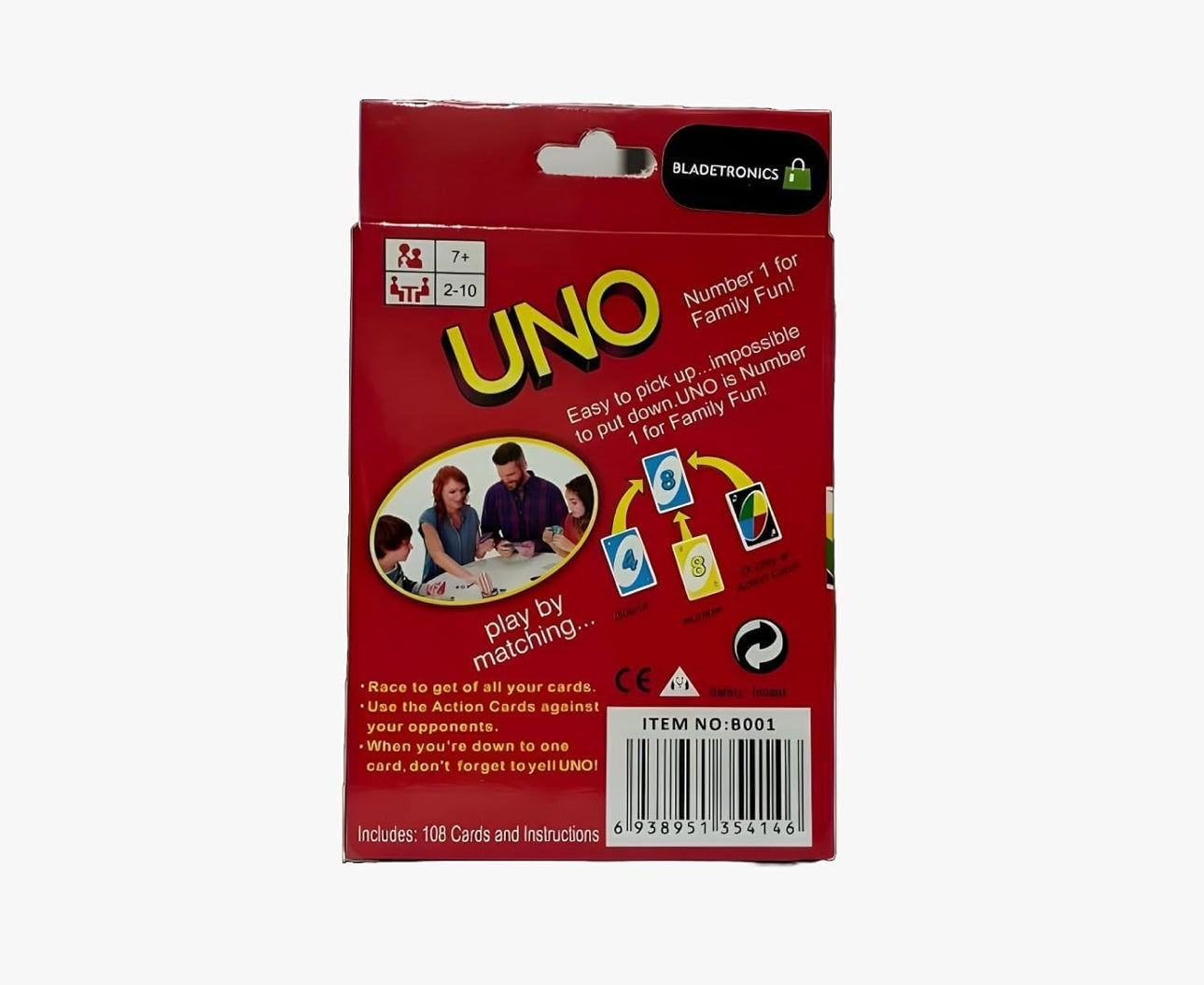 UNO Classic Card Game – Family Fun for Everyone!