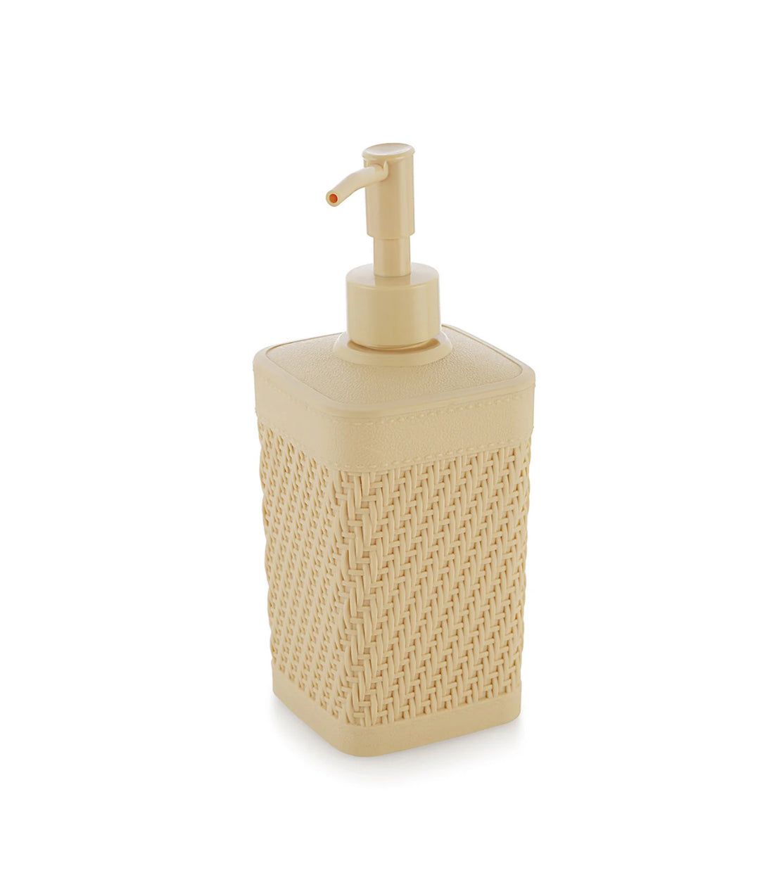 Premium Woven-Texture Liquid Soap Dispenser (Plastic)
