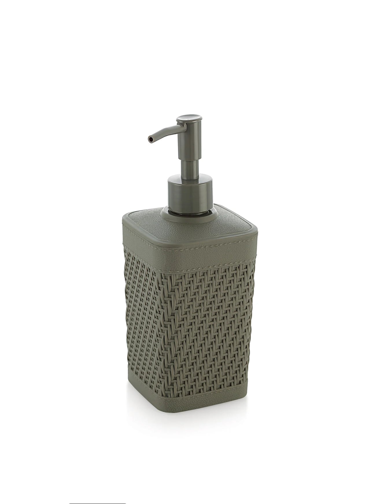 Premium Woven-Texture Liquid Soap Dispenser (Plastic)