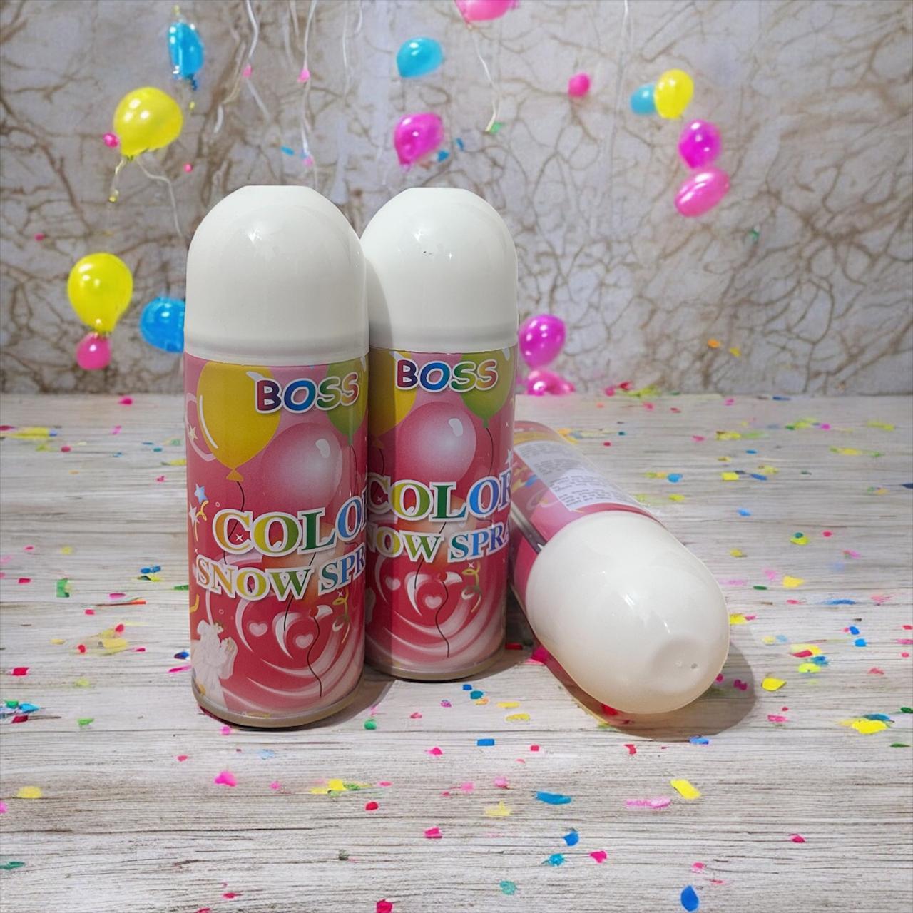 BOSS Color Snow Spray – Party Celebration Foam Spray